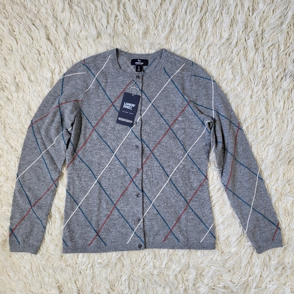 Lands' End Sweaters - Land's End Women's Cashmere Cardigan Sweater Size Small 6-8